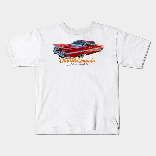 1959 Chevrolet Impala 2 Door Hardtop Kids T-Shirt by Gestalt Imagery